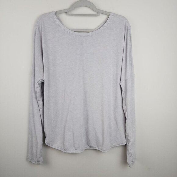 Prana Tops - prAna Long Sleeve T-shirt Top Twist Back lightweight Fray XL women